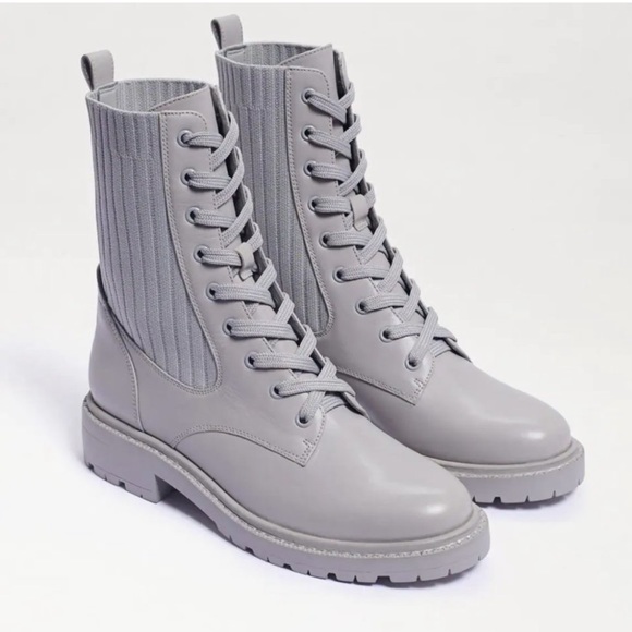 Sam Edelman Lydell Combat boot in Grey size 8.5 - Picture 9 of 9